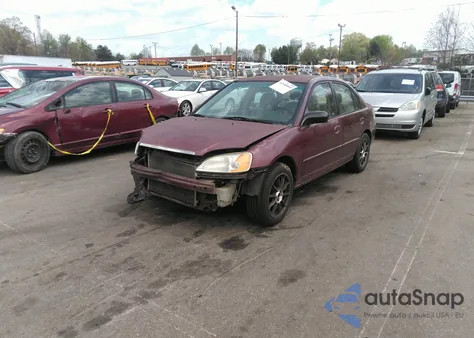2003 Honda Civic Lx из США, поврежденный, VIN 2HGES16513H615764